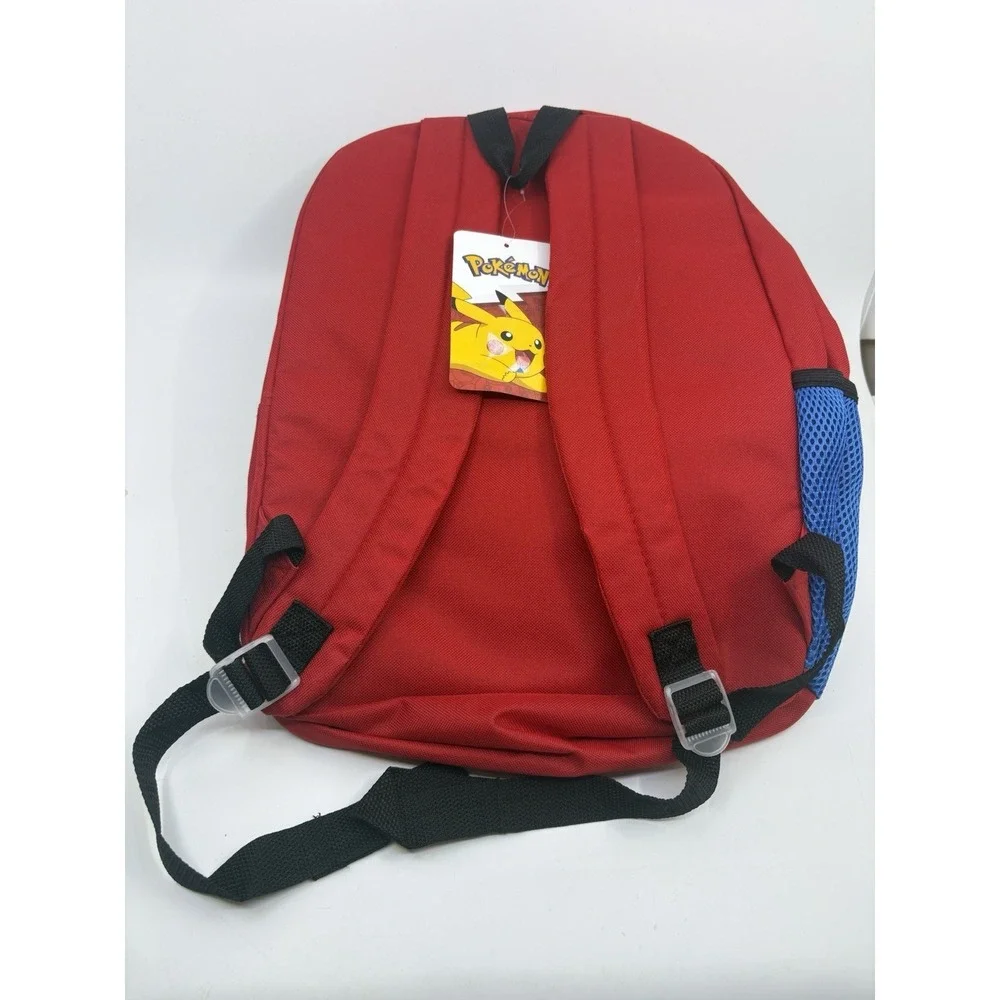 Pokemon 5 Piece Backpack Set Supply Case Key Chain Pendant Kids New With Tags